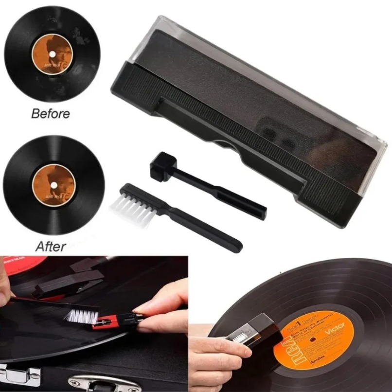 Audio Music Cleaner - Kit de Escova Antiestática para Limpeza