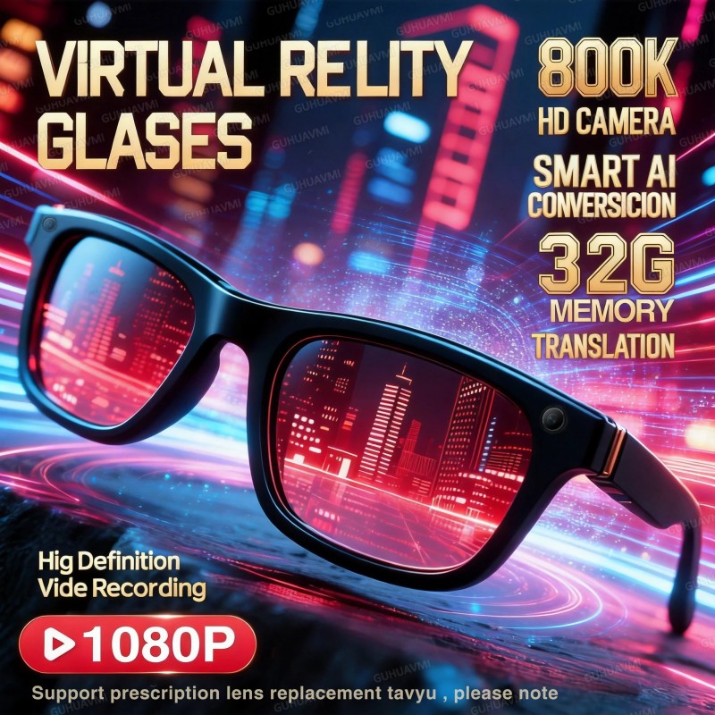 Audio Music To Video Ai - Óculos Inteligentes Lenovo 8K AI com