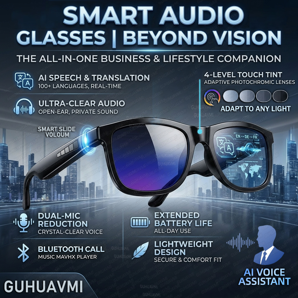 Audio Music To Video Ai - Novos Óculos Inteligentes com Mudança de