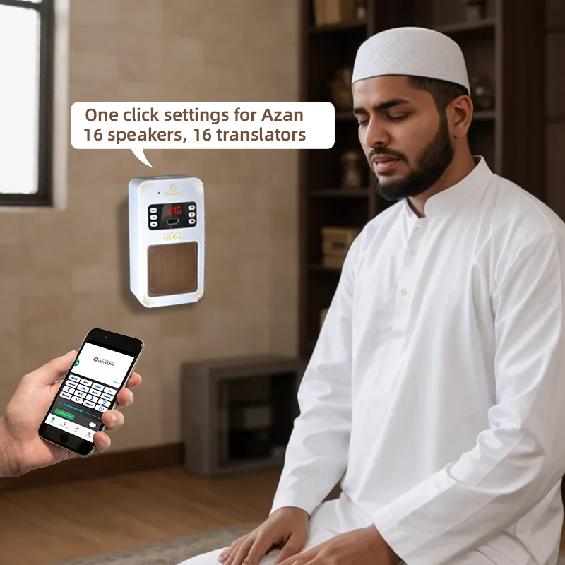 Relógio Azan do Alcorão, Caixa - Audio Music Islamic avaliação e preço