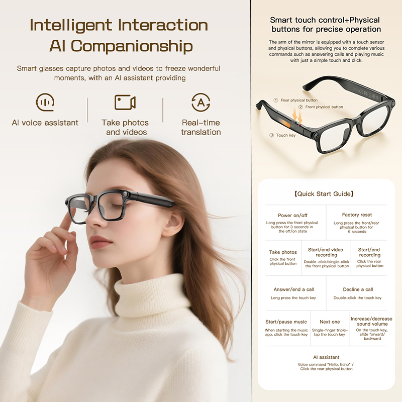 Novos Óculos Inteligentes com  - Audio Music To Video Ai avaliação e preço