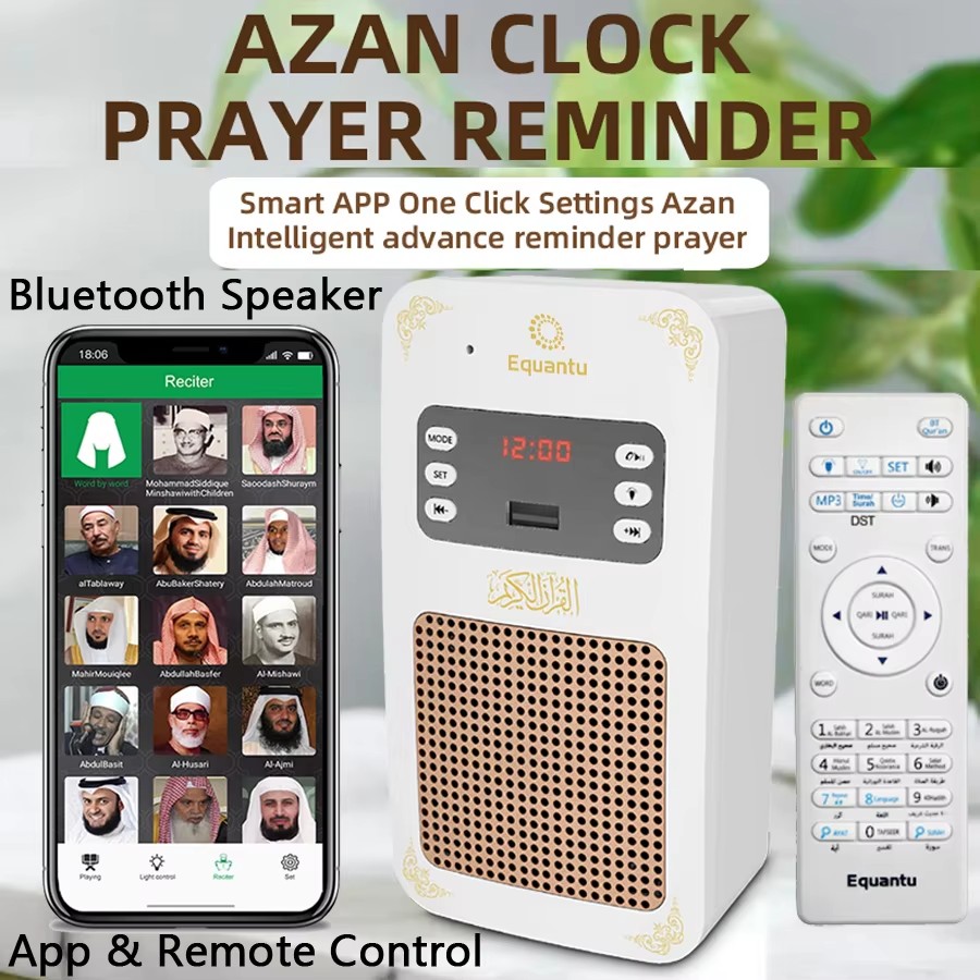 Relógio Azan do Alcorão, Caixa - Audio Music Islamic avaliação e preço