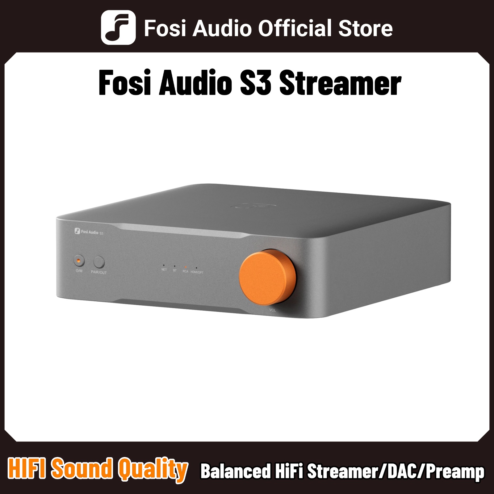 Fosi Audio S3 HiFi Music Strea - Audio Music Google avaliação e preço