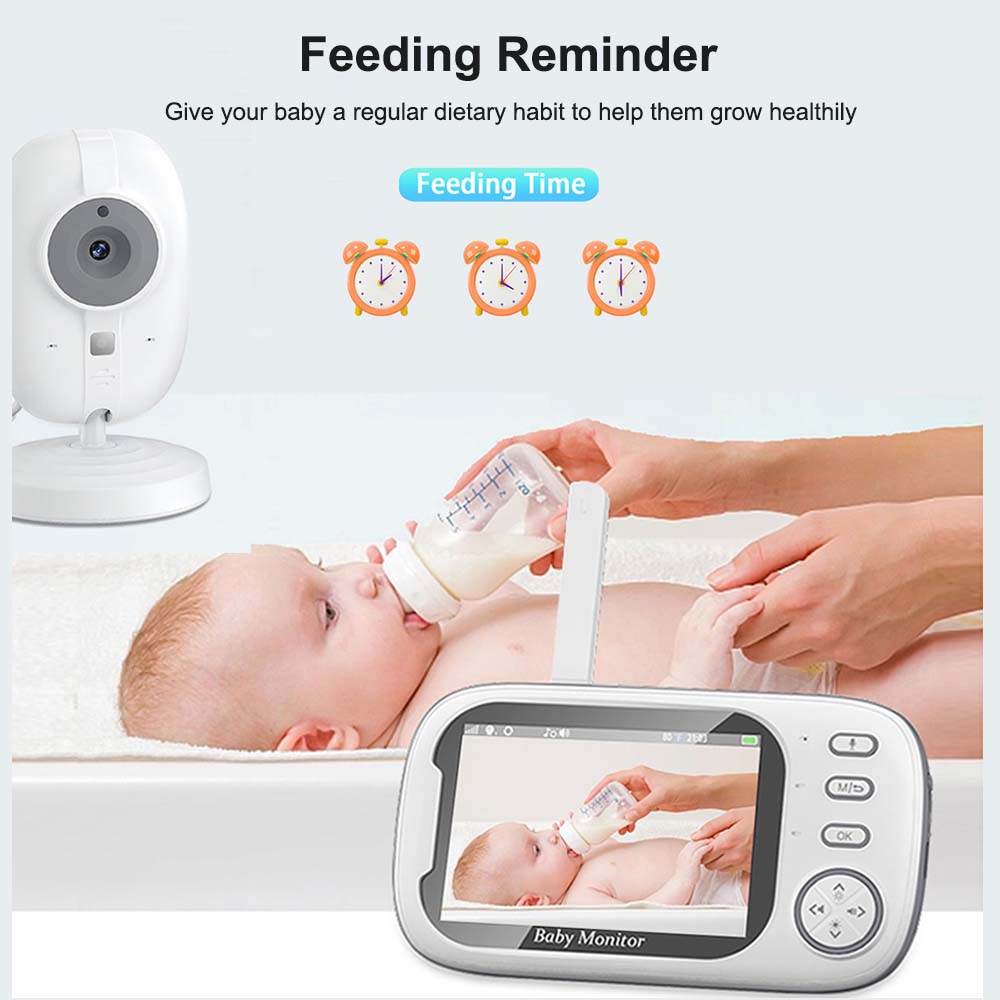 3.5'' Video Baby Monitor, Áudi - Audio Music Videos avaliação e preço