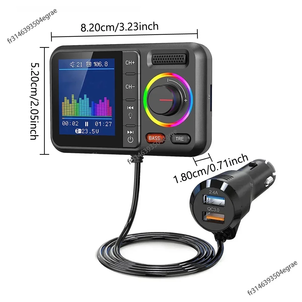 Transmissor FM Sem Fio com Tel - Audio Music App avaliação e preço