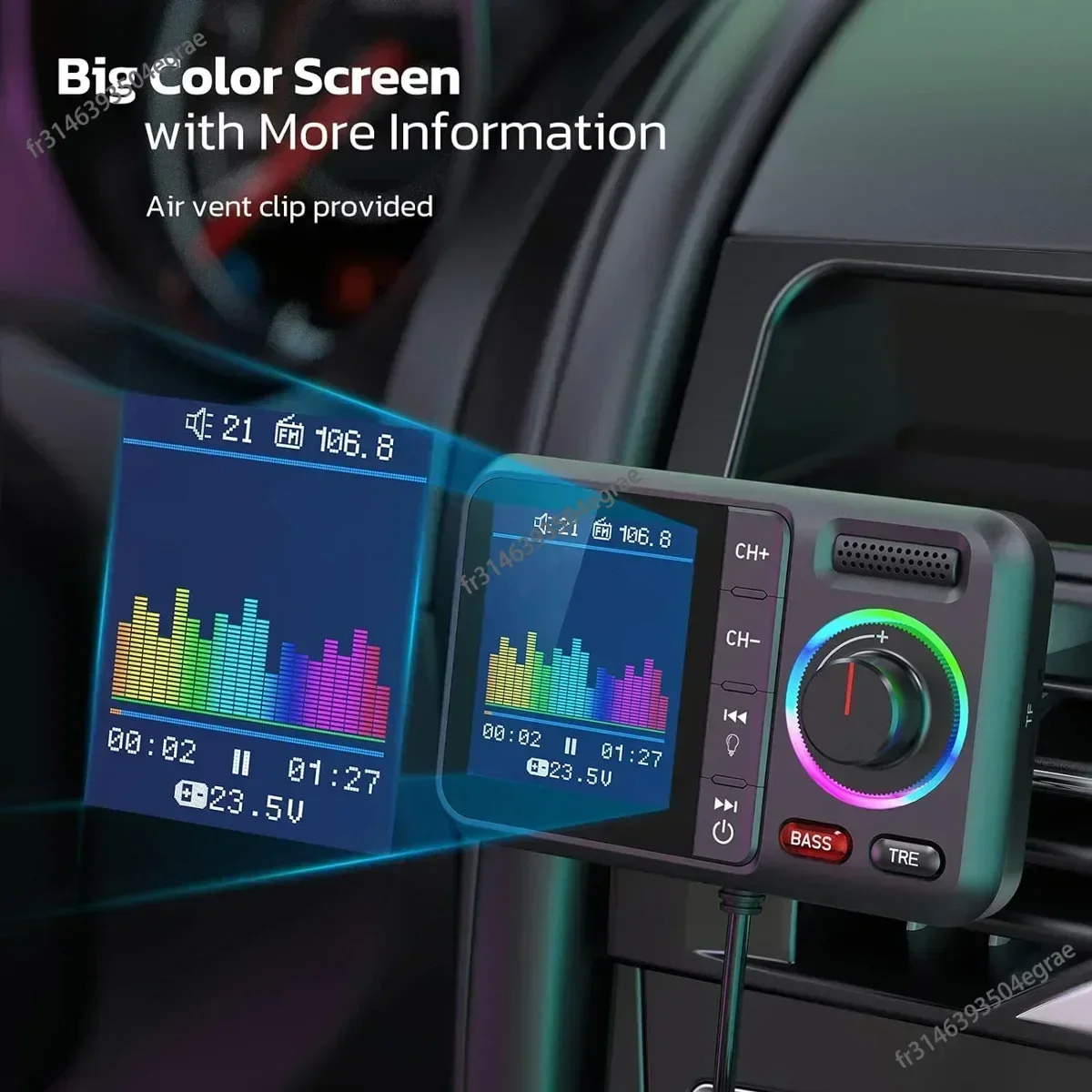 Transmissor FM Sem Fio com Tel - Audio Music App avaliação e preço