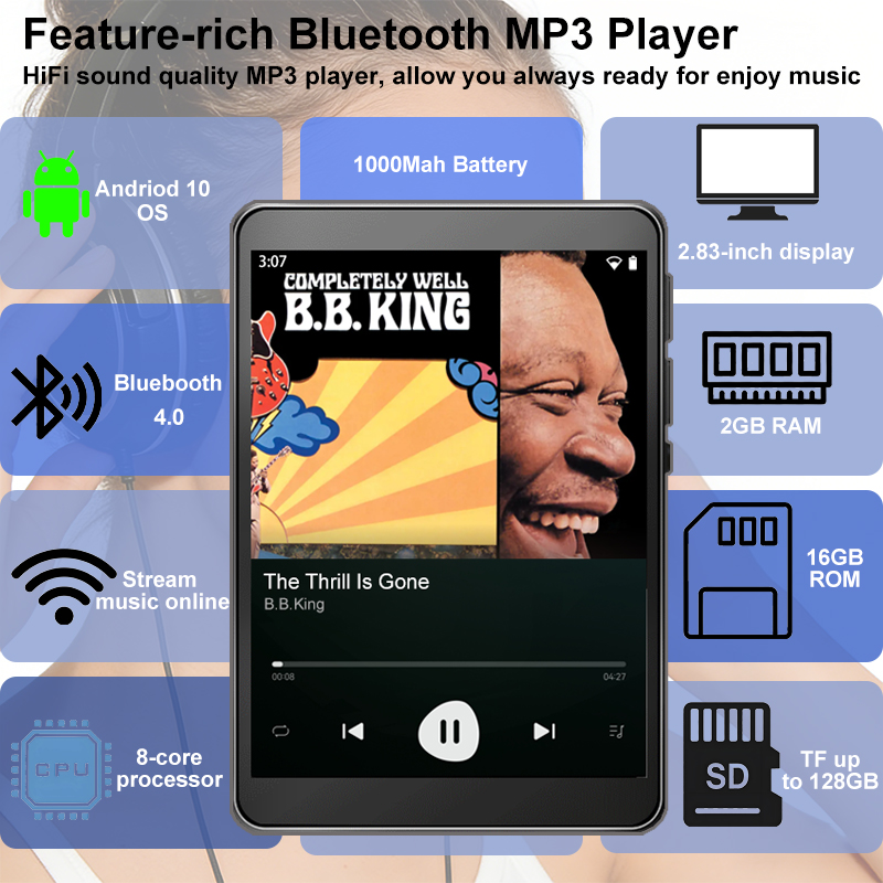 Reprodutor de MP3 WiFi Android - Audio Music Free Download avaliação e preço